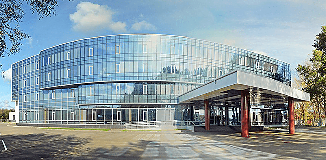 панорамные фасады учебно-тренировочного центра Щёлково