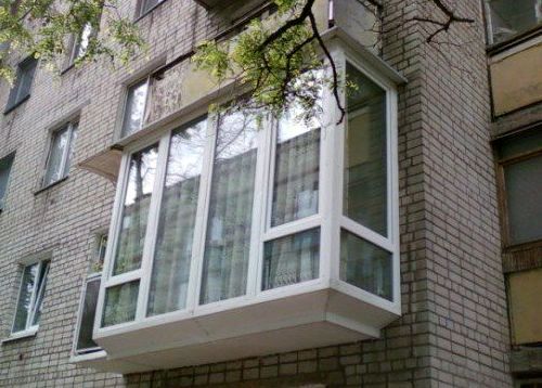 Полное остекление балкона от пола до потолка Щёлково