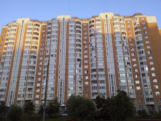 Остекление балконов и лоджий в доме серии П44Т Щёлково