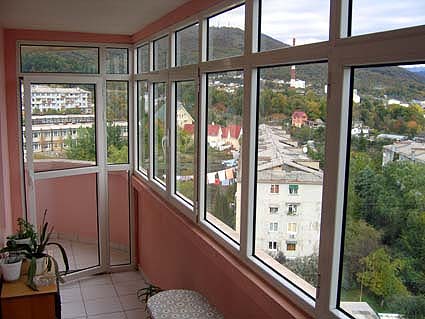 балконное пластиковое окно Щёлково