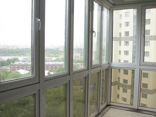 Остекление балкона в пол Щёлково