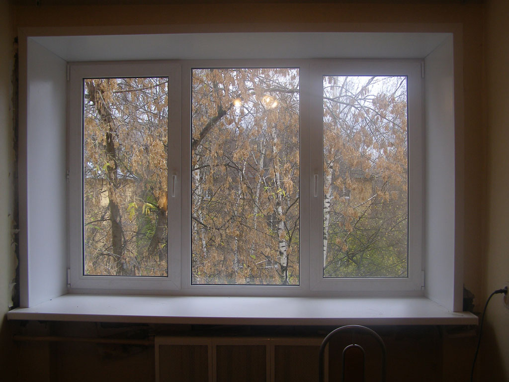 Готовые пластиковые окна для дачи и дома Щёлково
